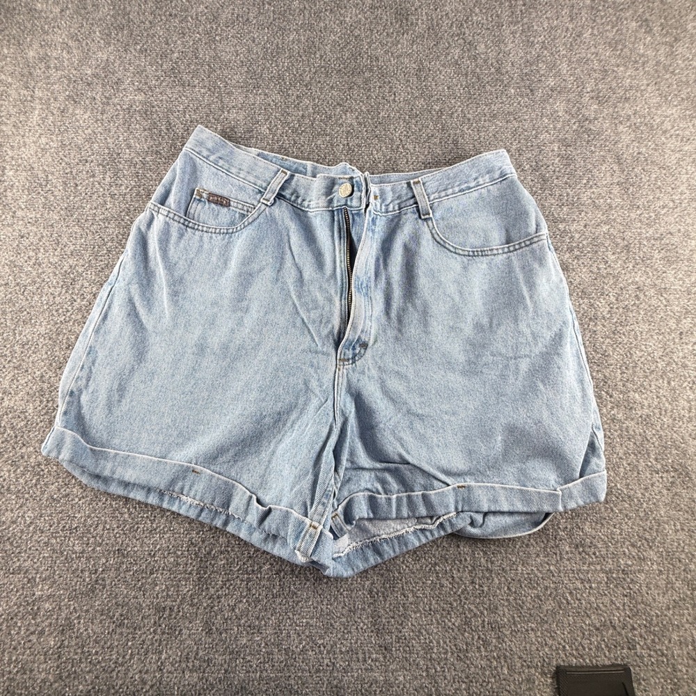 Vintage Riders by Lee Light Wash Denim High Rise Mom Shorts Size 16M E083-060